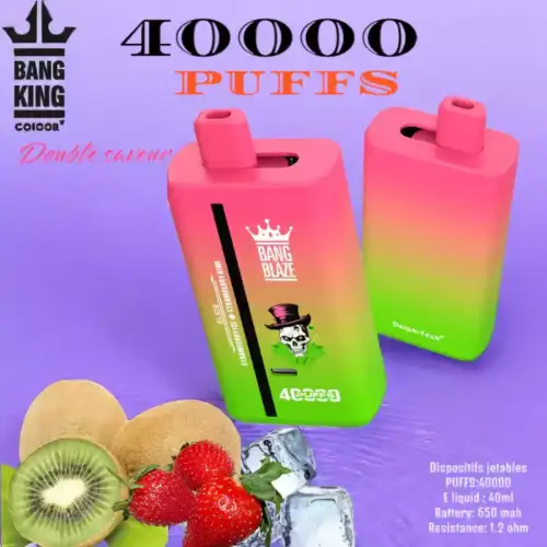 BANG BLAZE 40000 puffs 12FLAVORS BK40S Double saveur grande autonomie