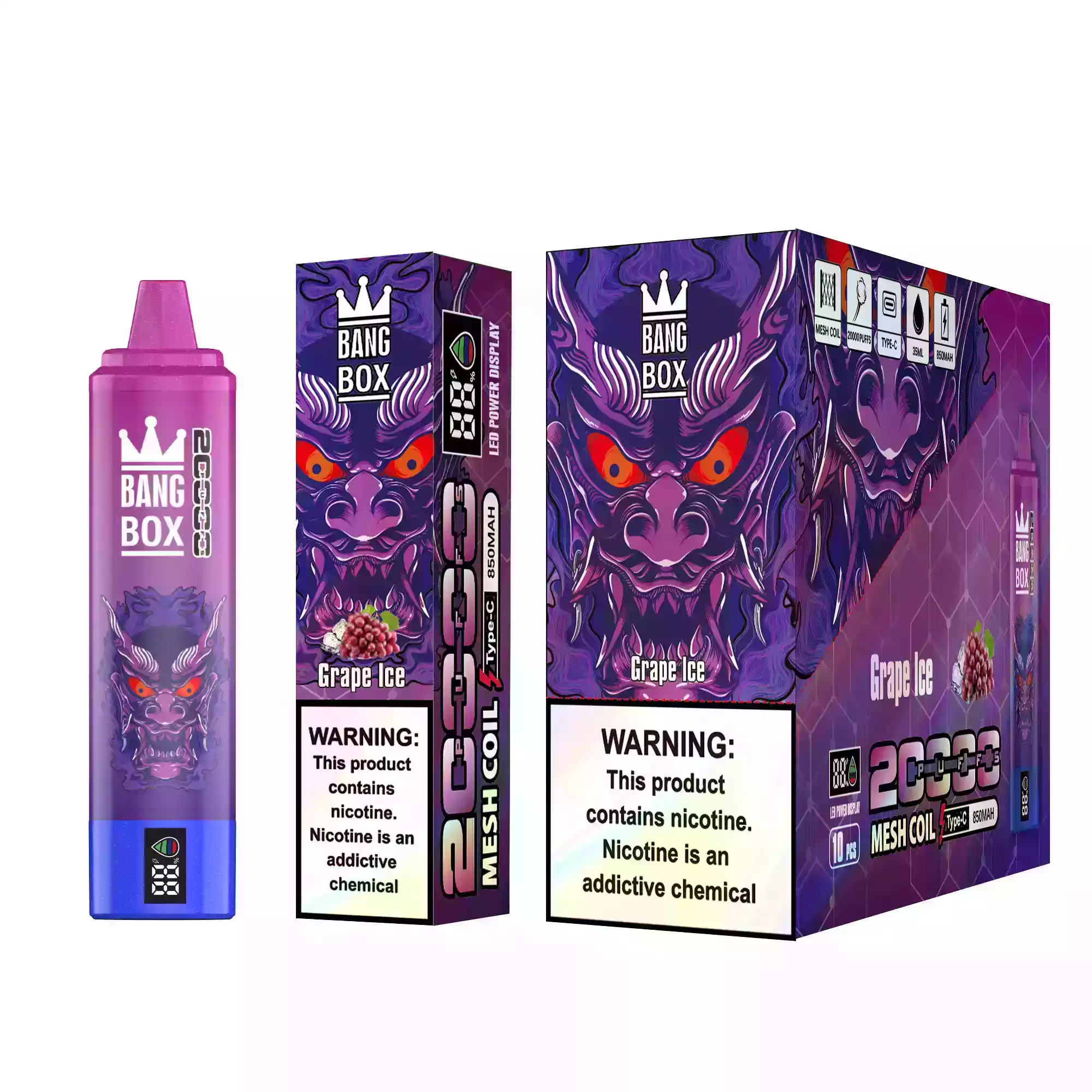 BANG BOX 20000 puffs Puissance et diversité aromatique