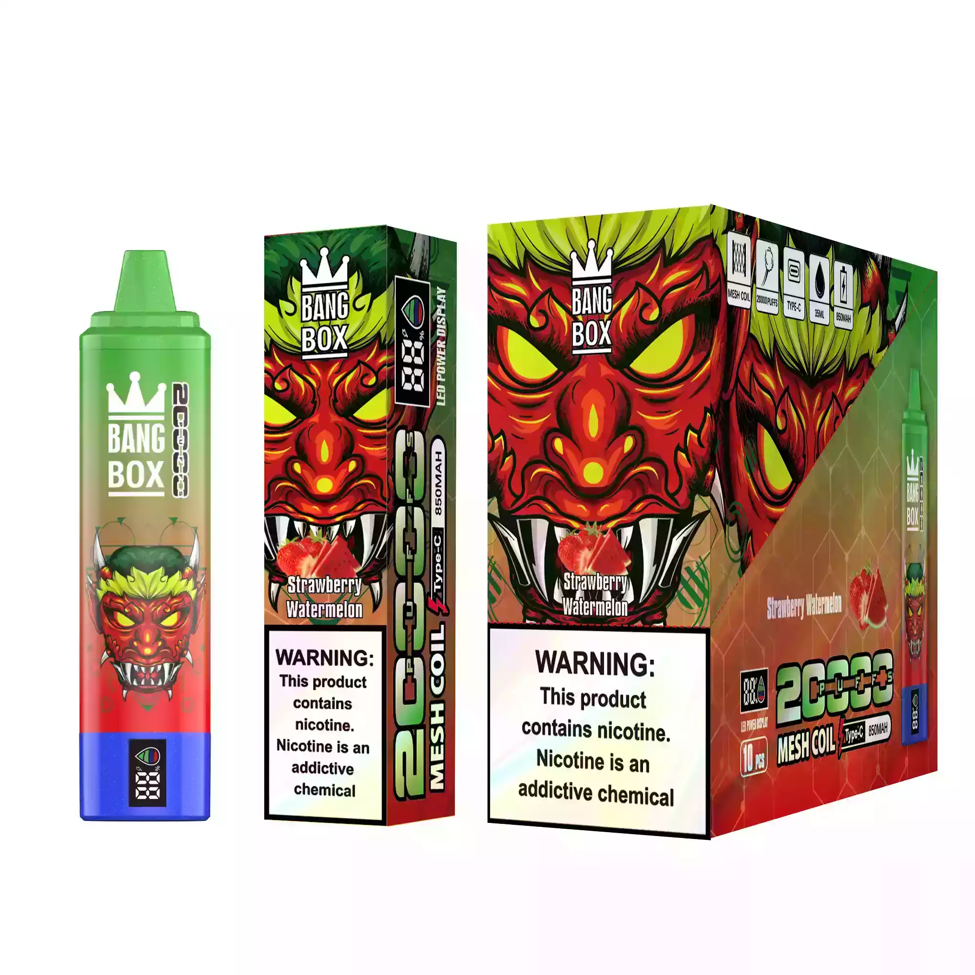 BANG BOX 20000 puffs Puissance et diversité aromatique
