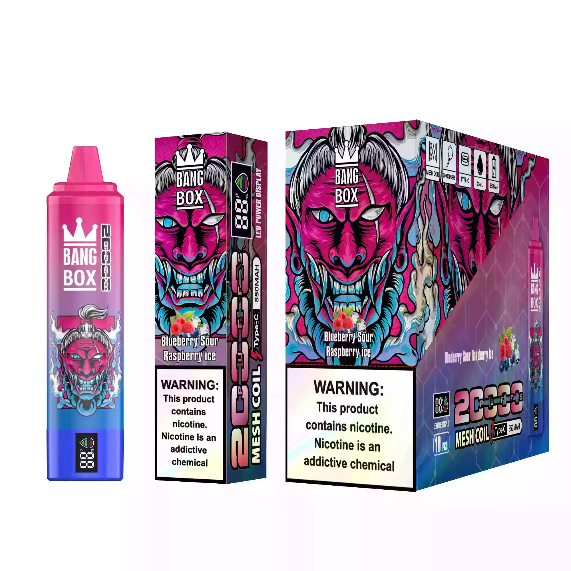 BANG BOX 20000 puffs Puissance et diversité aromatique