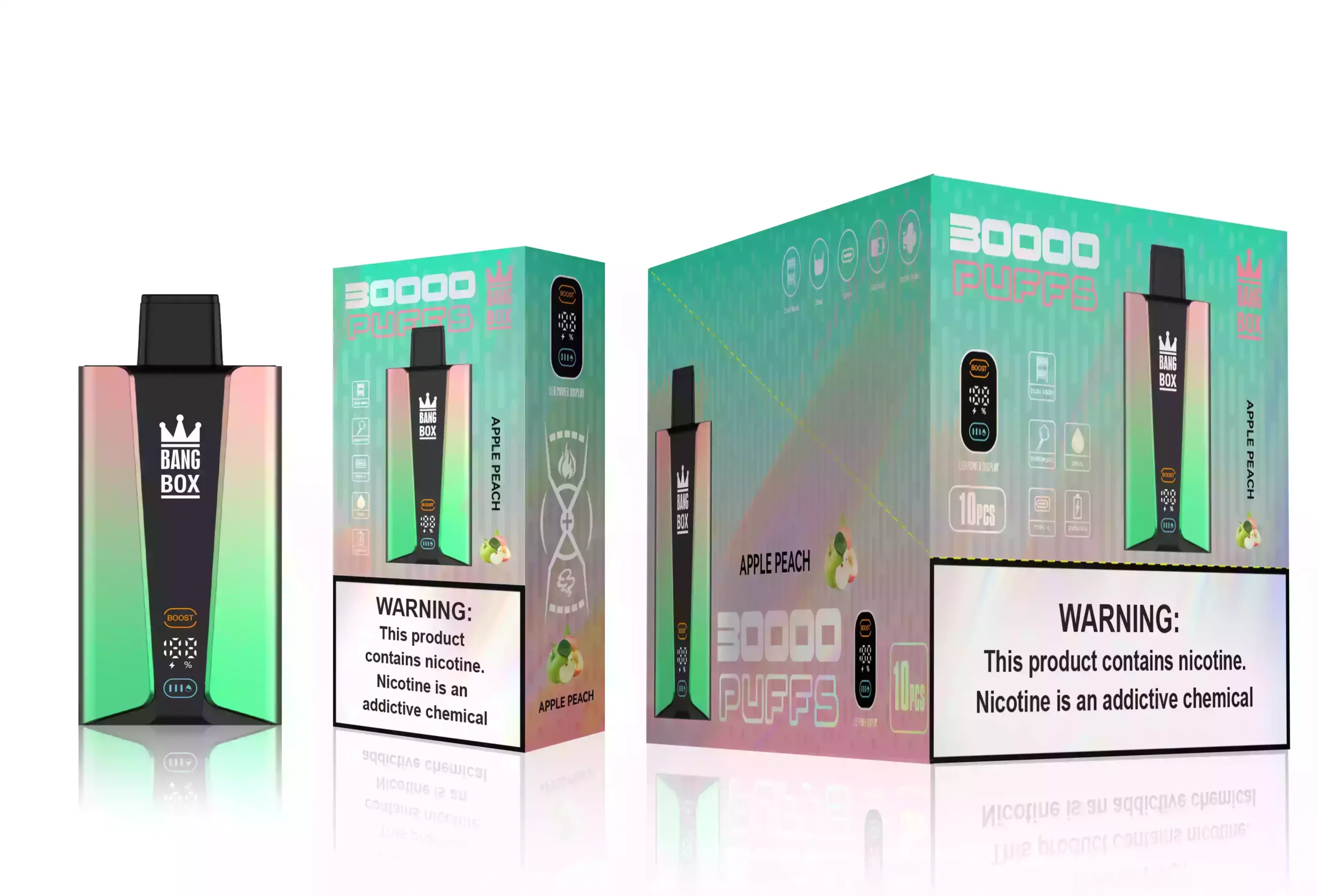 BANG BOX 30000 puffs Vape durable explosion de goûts