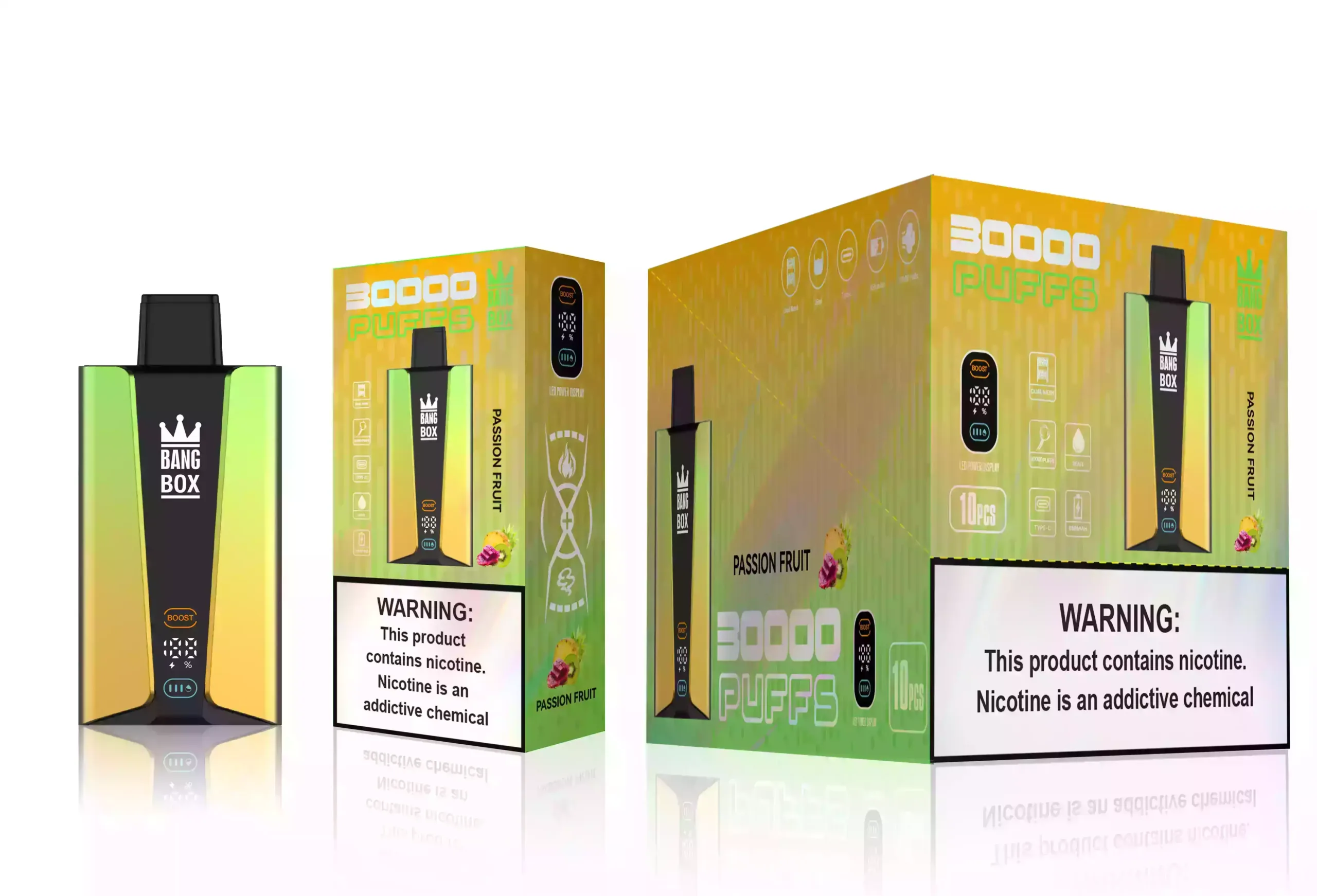 BANG BOX 30000 puffs Vape durable explosion de goûts