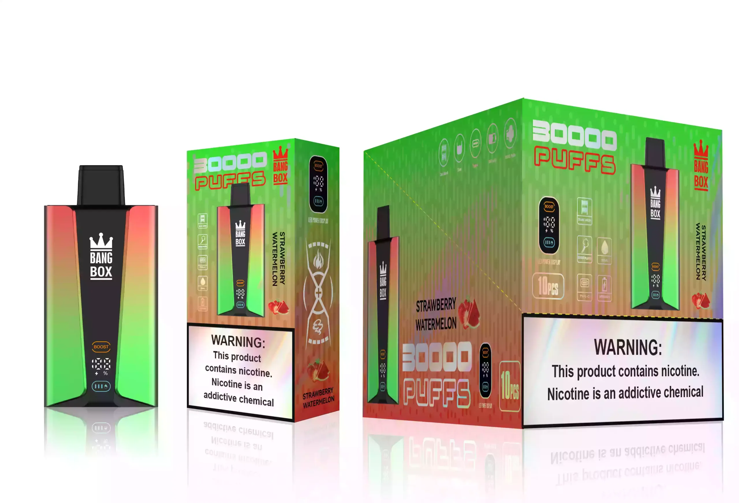 BANG BOX 30000 puffs Vape durable explosion de goûts