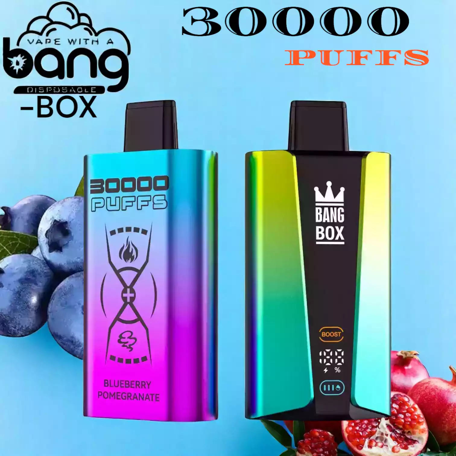 BANG BOX 30000 puffs Vape durable explosion de goûts