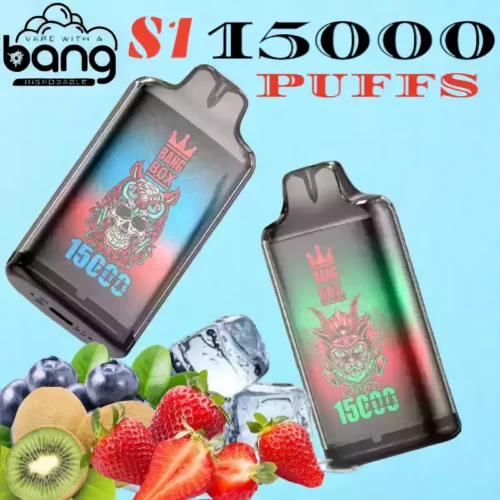 BANG BOX S1 15000 puffs Vape jetable compacte et fruitée