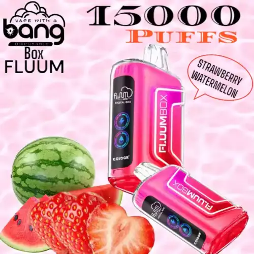 BANG FLUUM Box 15000 Puffs LED Vape Jetable
