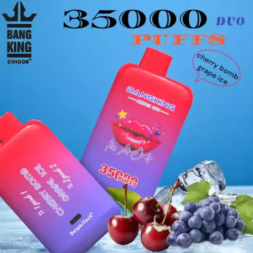 BANG KING 35000 PUFFS B35K DUO Vape jetable double saveur