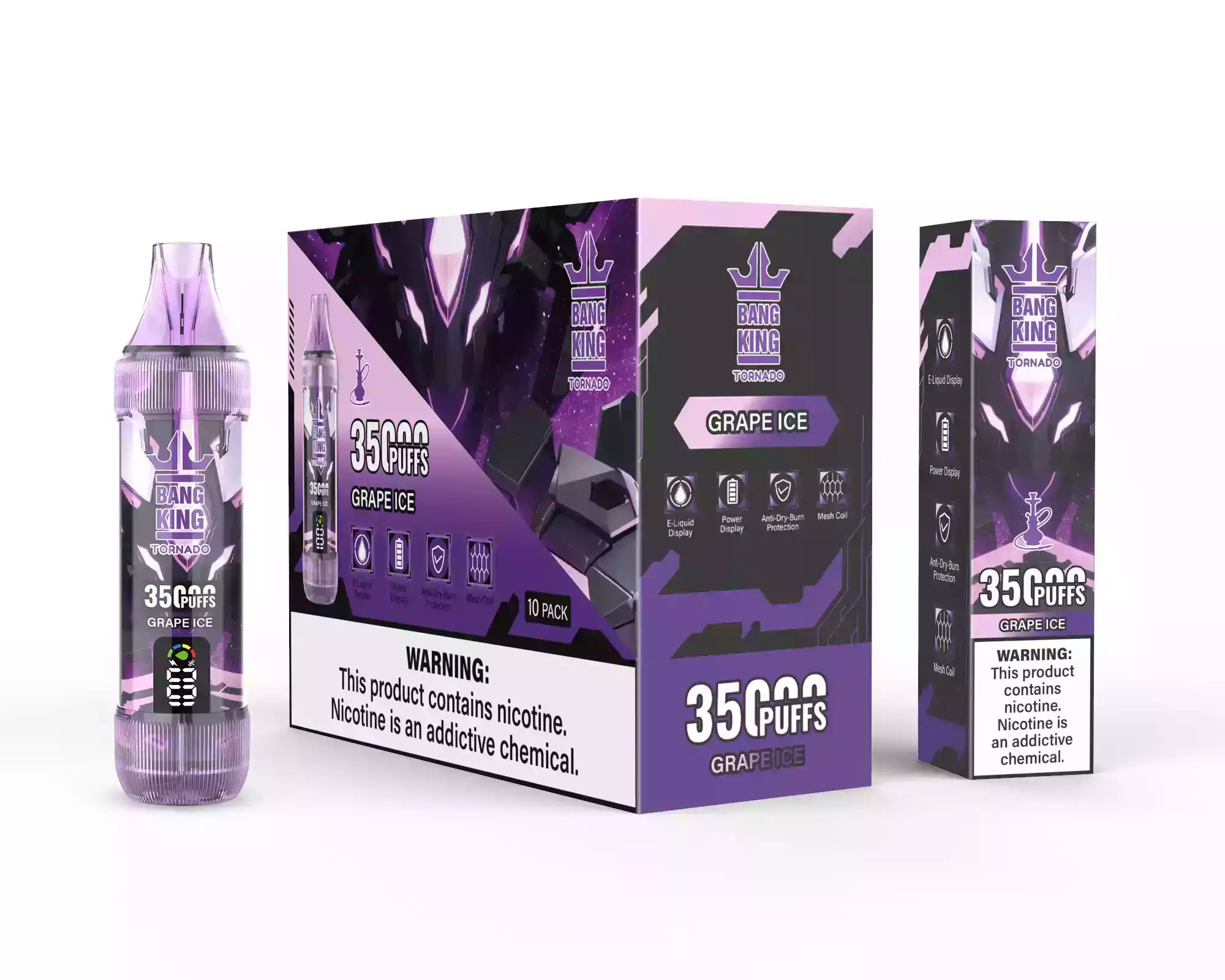 BANG KING 35000 PUFFS Saveurs riches longue durée