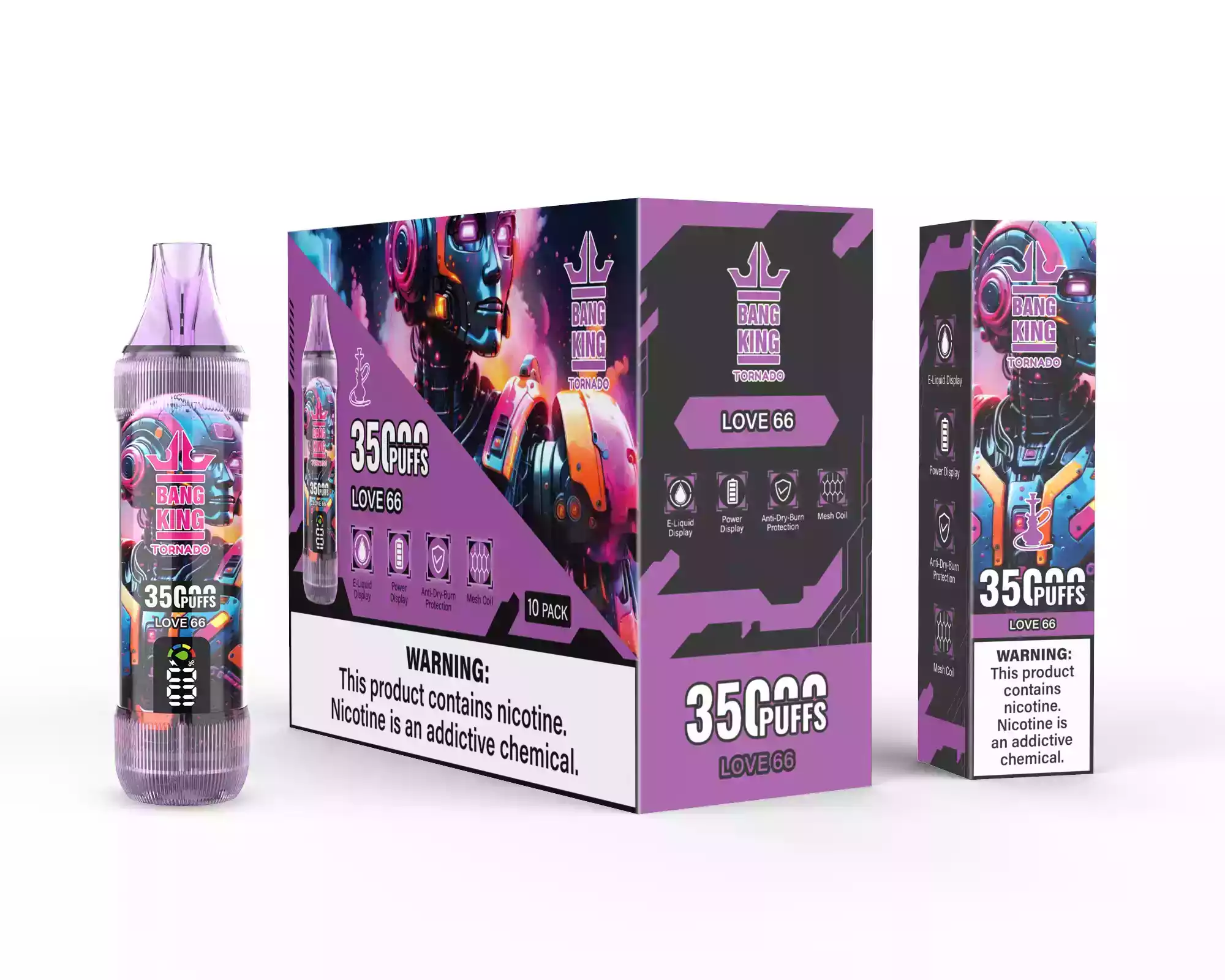 BANG KING 35000 PUFFS Saveurs riches longue durée