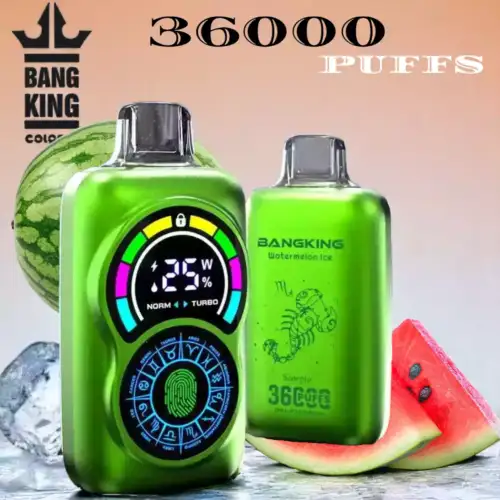 BANG KING 36000 Puffs Vape jetable tactile puissante