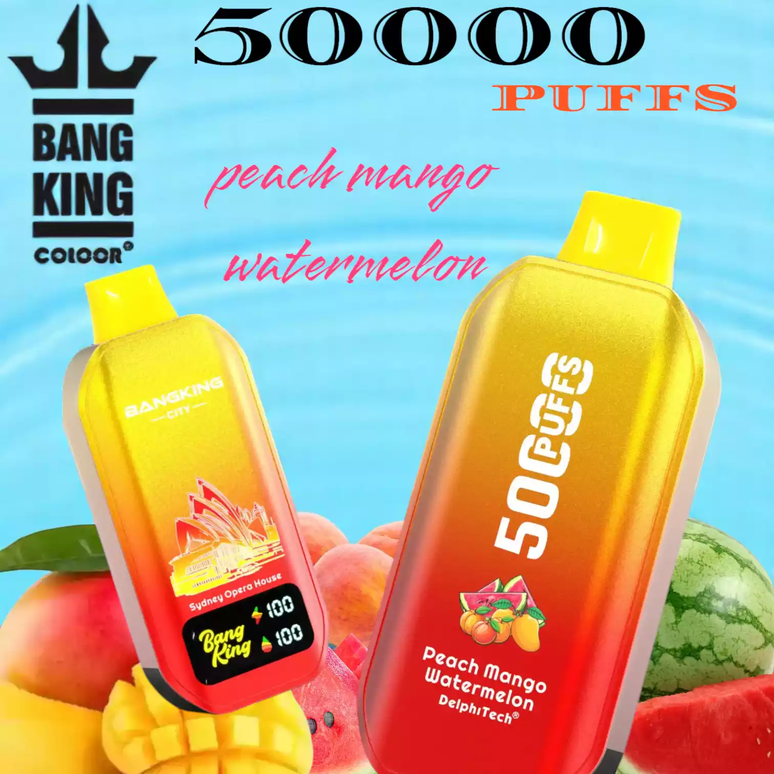 BANG KING 50000 puffs CITY BK5 CT Vape jetable puissante