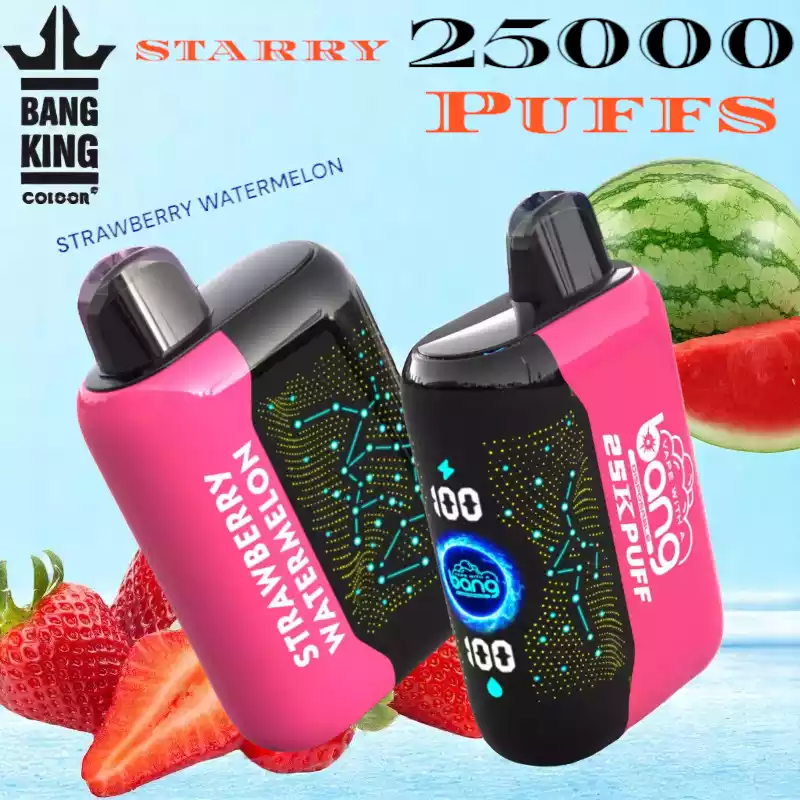 Bang STARRY 25000 Puffs Disposable Vape Autonomie Goût Liberté