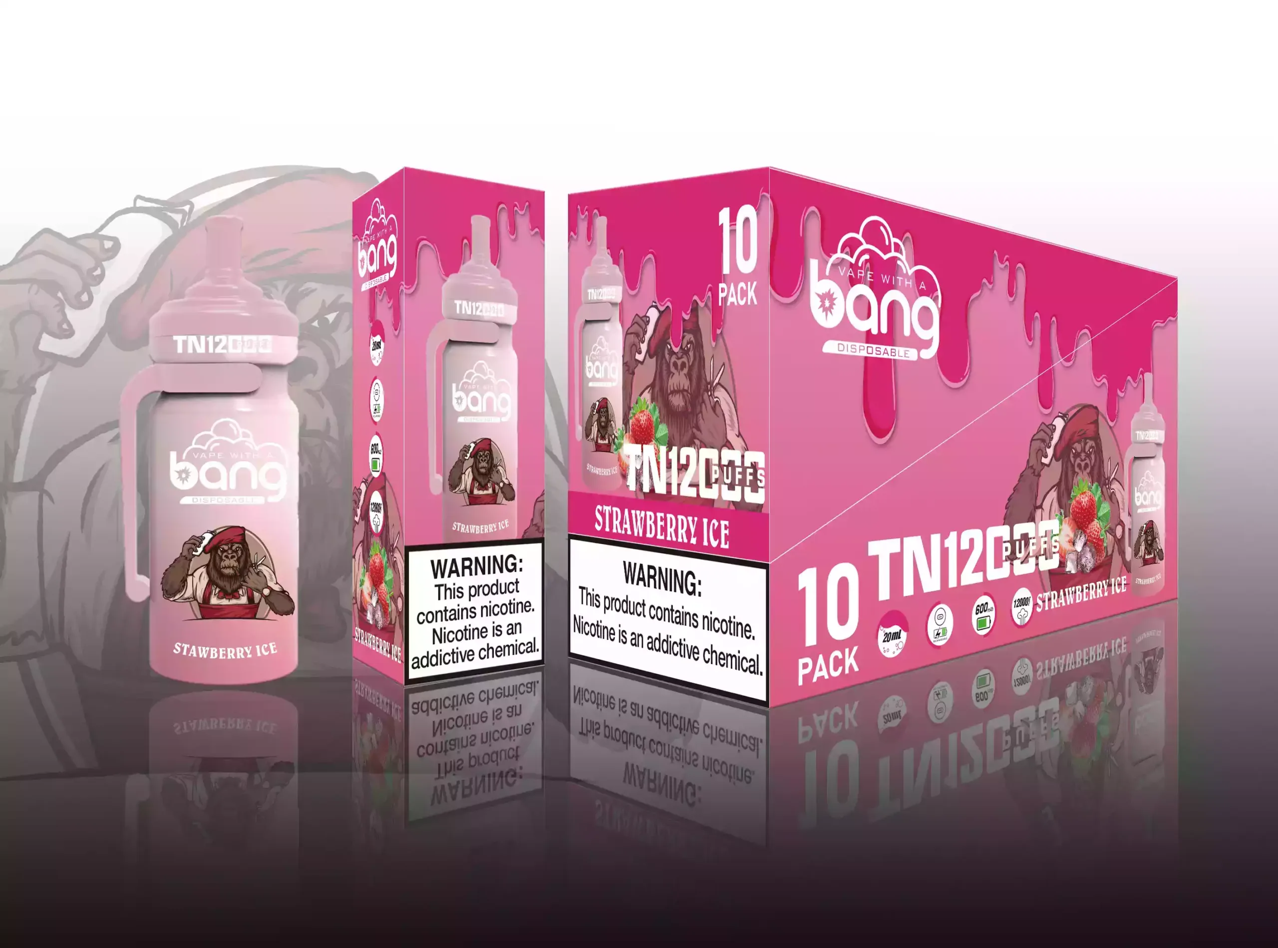 Bang TN 12000 Puffs L’élégance de la vape jetable conçue pour la France