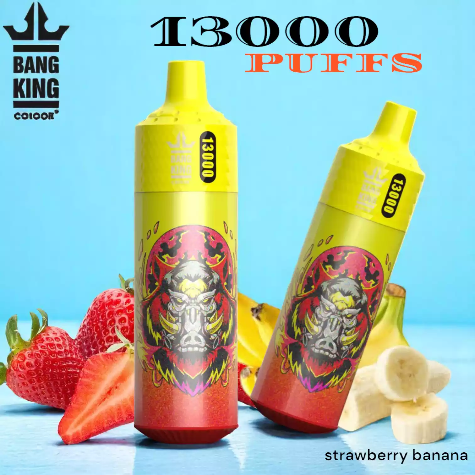 Bang king 13000 Puffs B13K Vape jetable puissante et portable