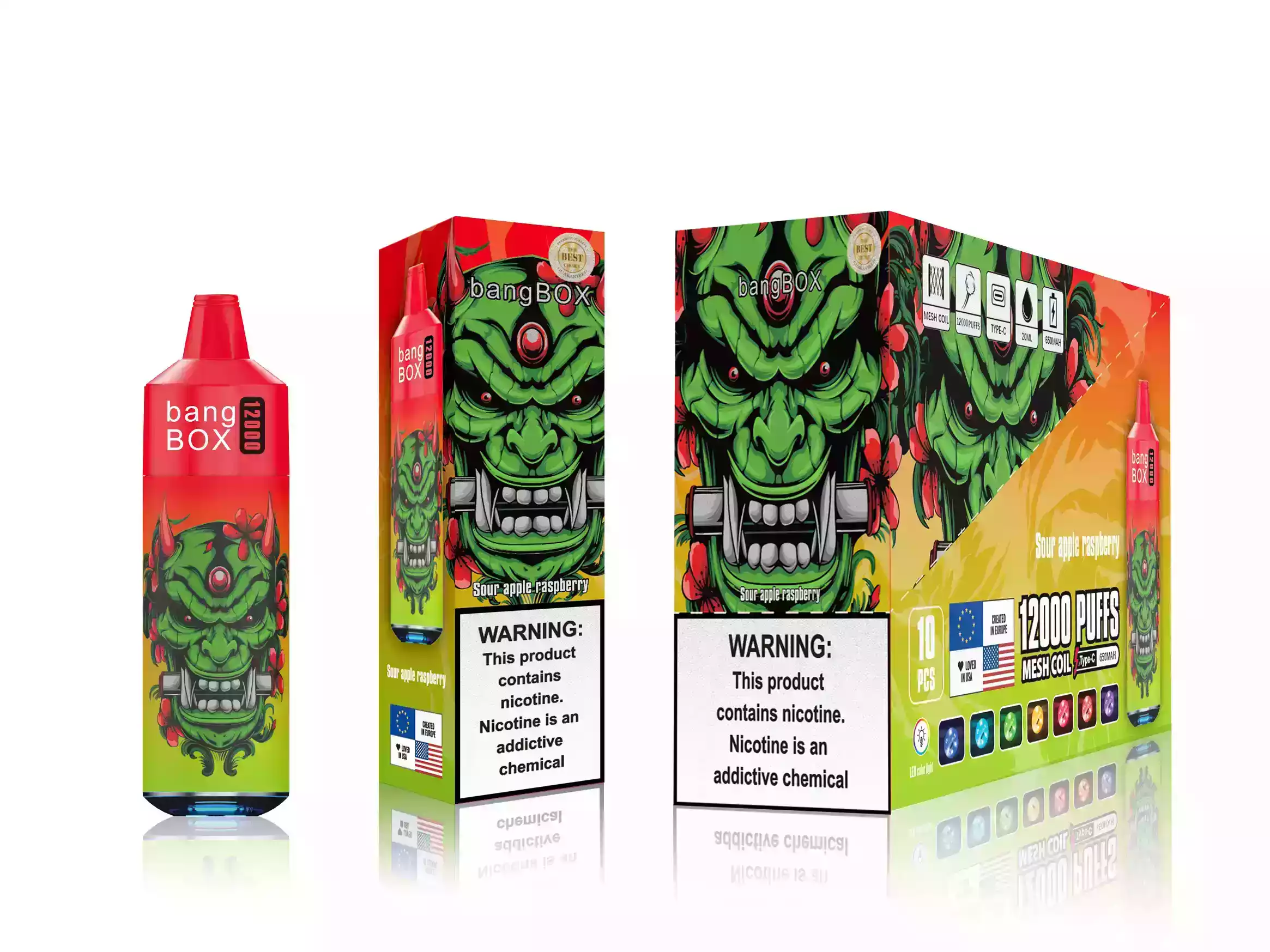 bang BOX 12000 puffs Vape jetable compacte et savoureuse