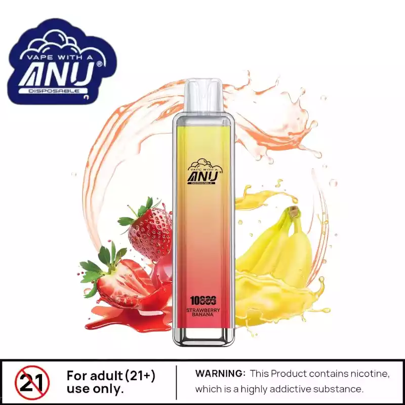 ANU Crystal 10000 Puffs Vape avec Mesh Coil et 18ml Eliquide