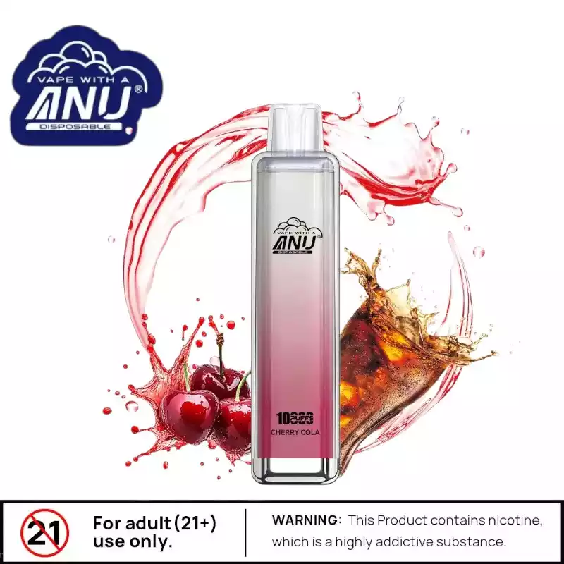 ANU Crystal 10000 Puffs Vape avec Mesh Coil et 18ml Eliquide