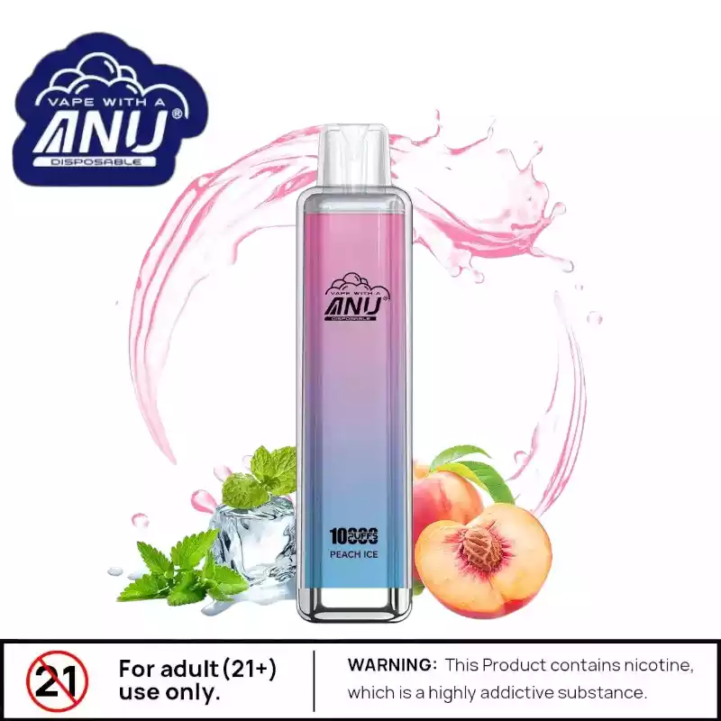ANU Crystal 10000 Puffs Vape avec Mesh Coil et 18ml Eliquide