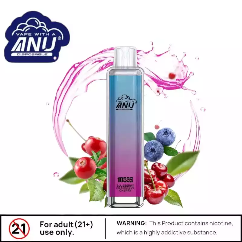ANU Crystal 10000 Puffs Vape avec Mesh Coil et 18ml Eliquide