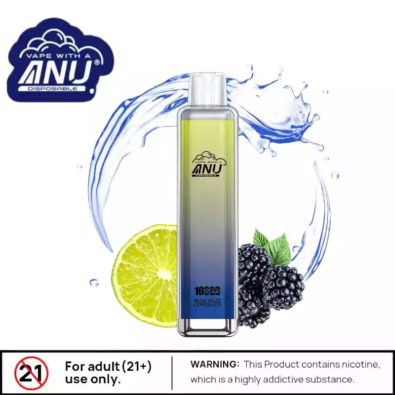 ANU Crystal 10000 Puffs Vape avec Mesh Coil et 18ml Eliquide