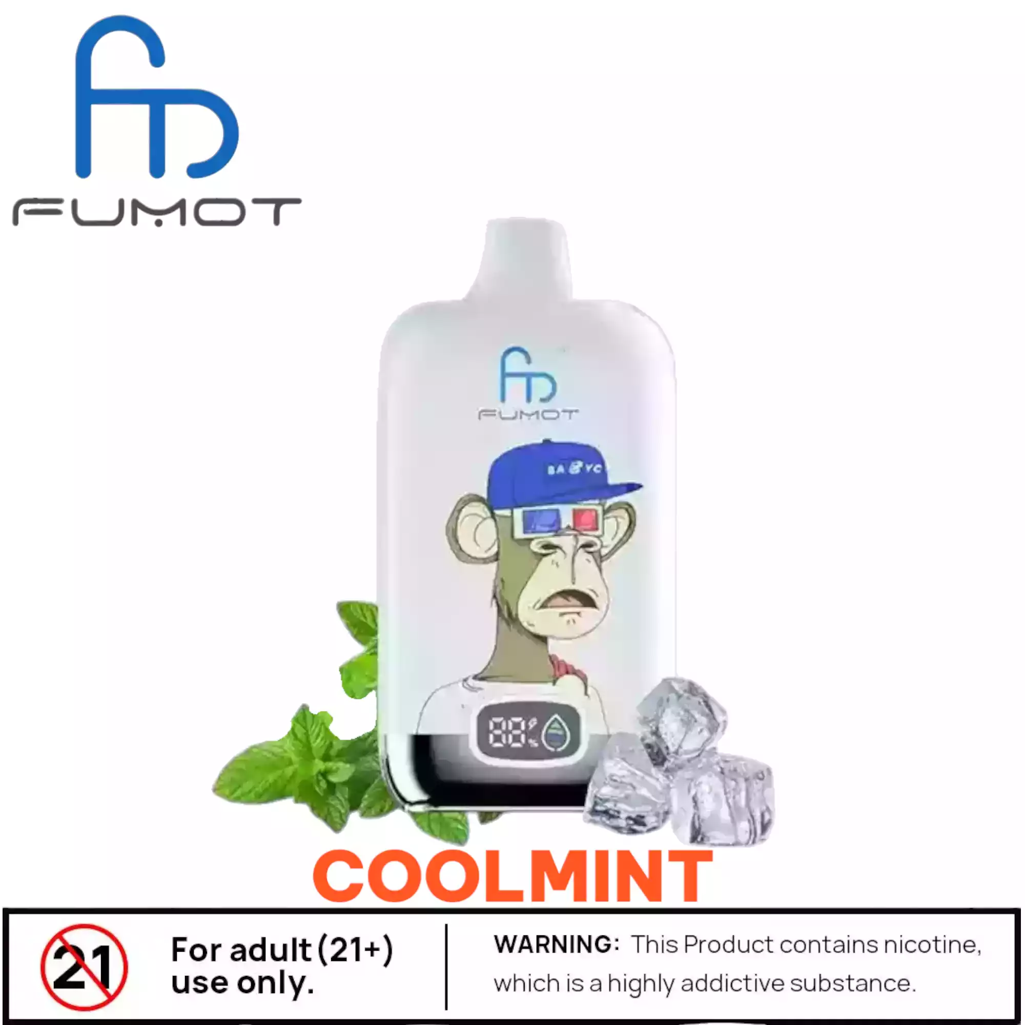 RandM Fumot Digital Box 12000 Puffs avec Écran Numérique