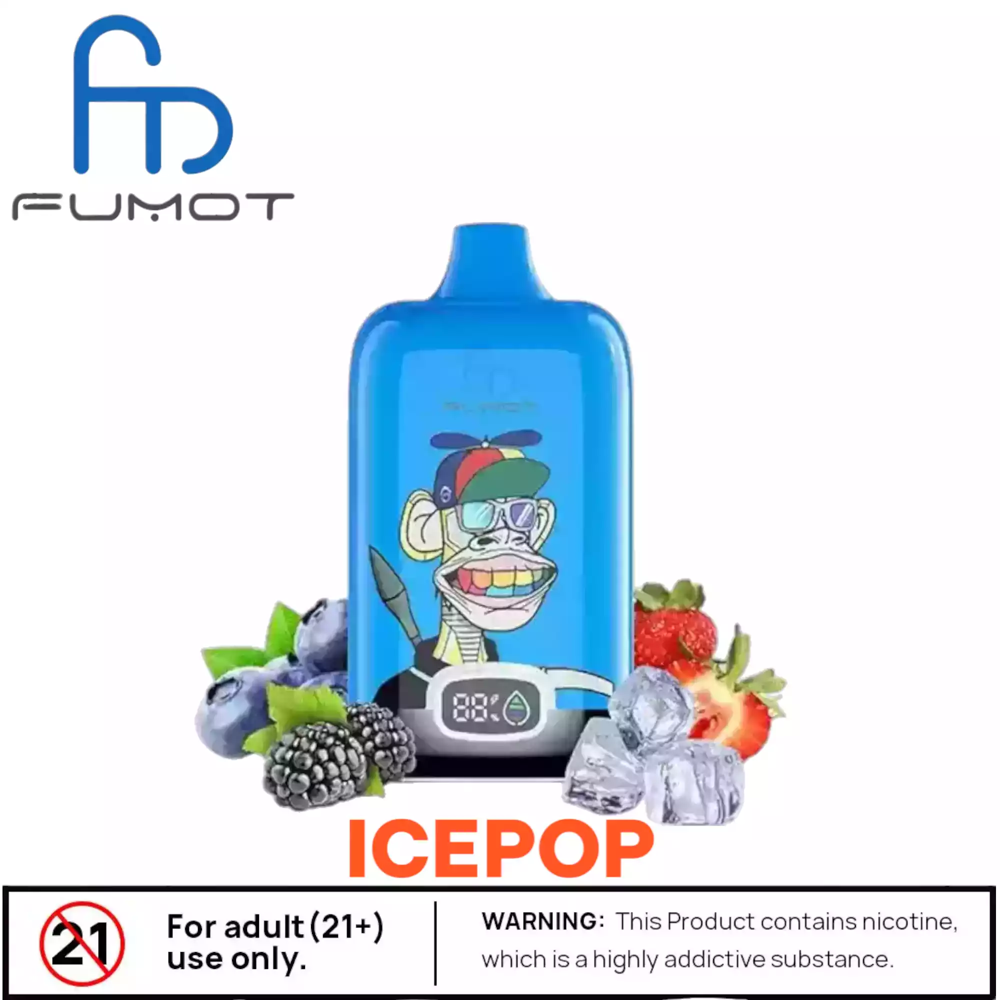 RandM Fumot Digital Box 12000 Puffs avec Écran Numérique