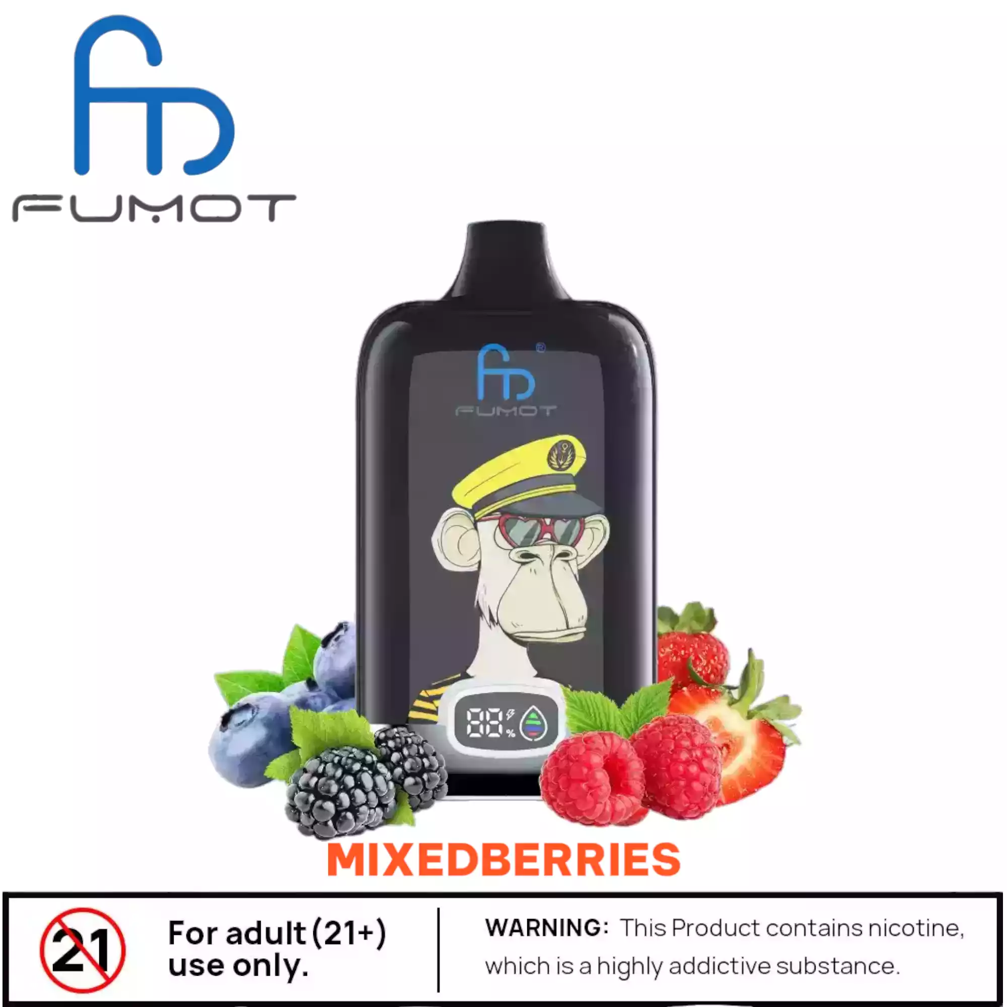 RandM Fumot Digital Box 12000 Puffs avec Écran Numérique