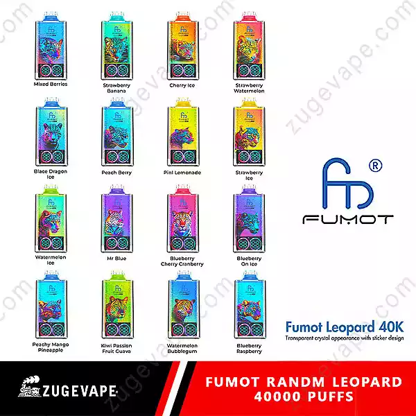 RandM Fumot Leopard 40K Puffs Vape Double Mesh 700mAh 40K Puffs