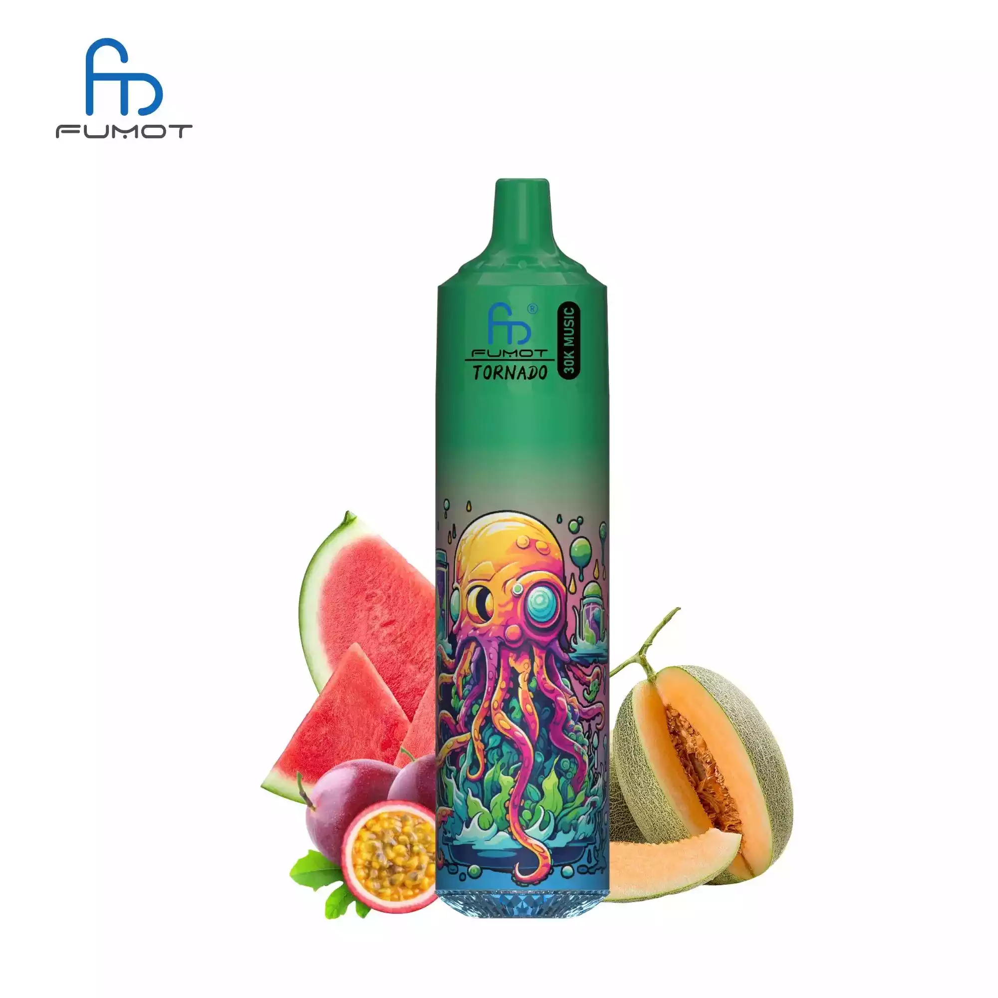 RandM Tornado 30000 Puffs Music LED Vape avec 30 Saveurs