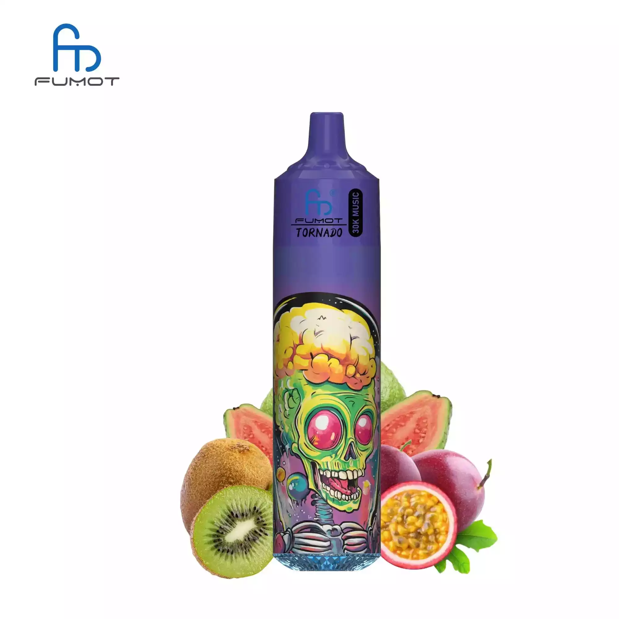 RandM Tornado 30000 Puffs Music LED Vape avec 30 Saveurs