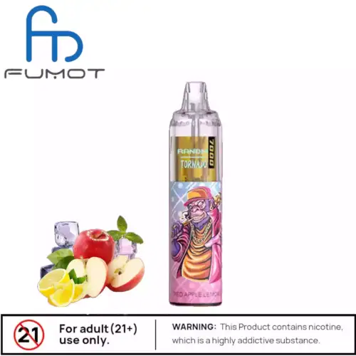 RandM Tornado 7000 Puffs Puff RGB Rechargeable 56 Saveurs