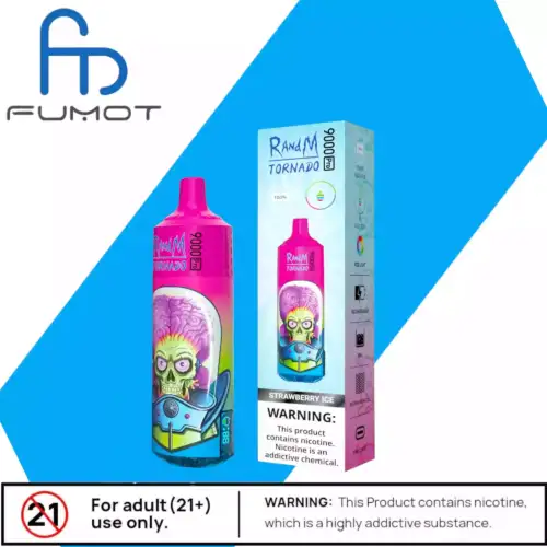 RandM Tornado 9000 Puffs Pro Puff RGB 54 Saveurs Rechargeable